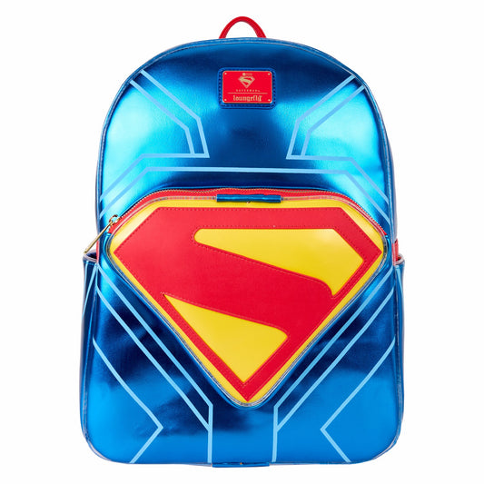 Loungefly Superman Light Up Glow Full-Size Backpack