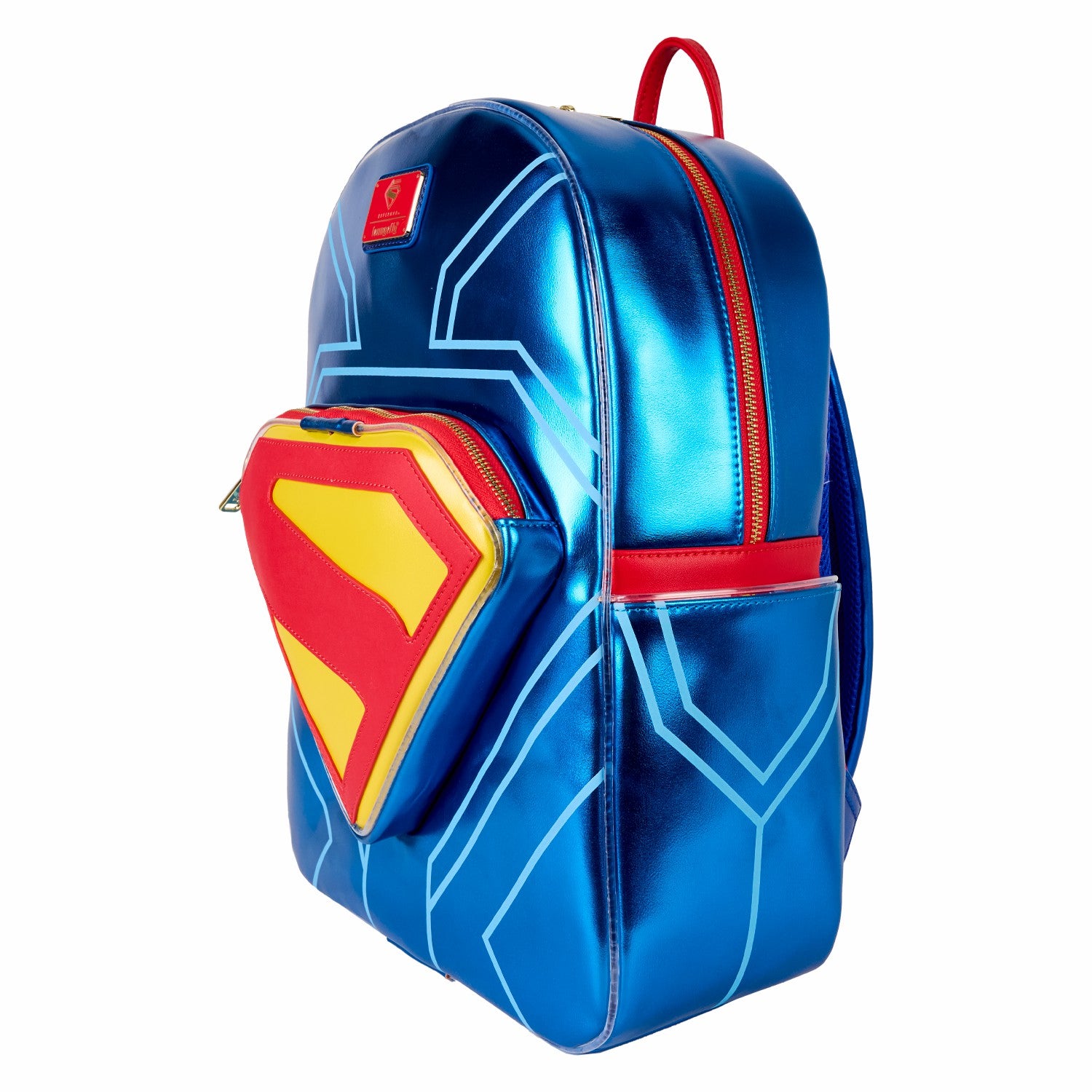Loungefly Superman Light Up Glow Full-Size Backpack