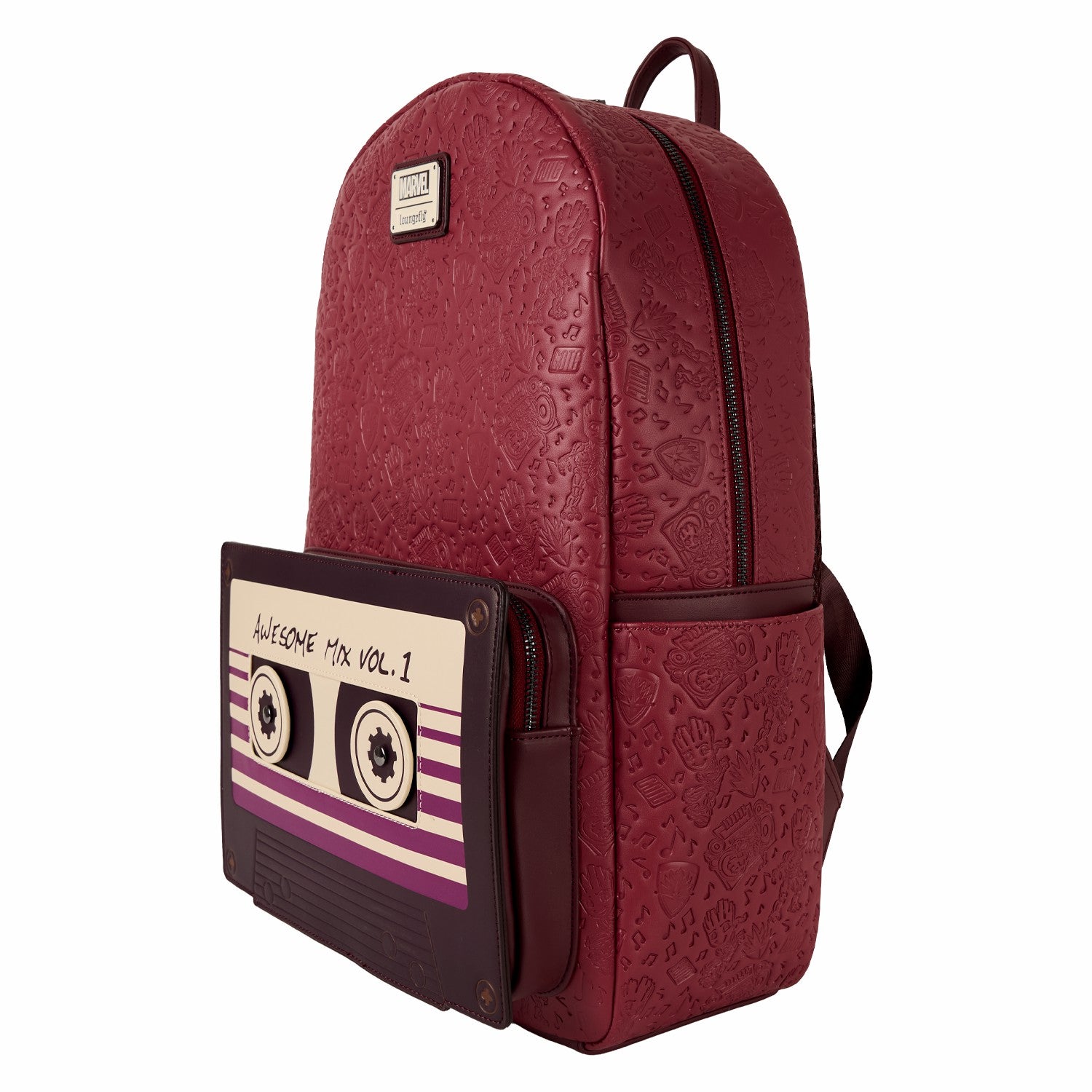 Loungefly Guardians of the Galaxy Groot Mixtape All-Over Print Full-Size Backpack | Funko
