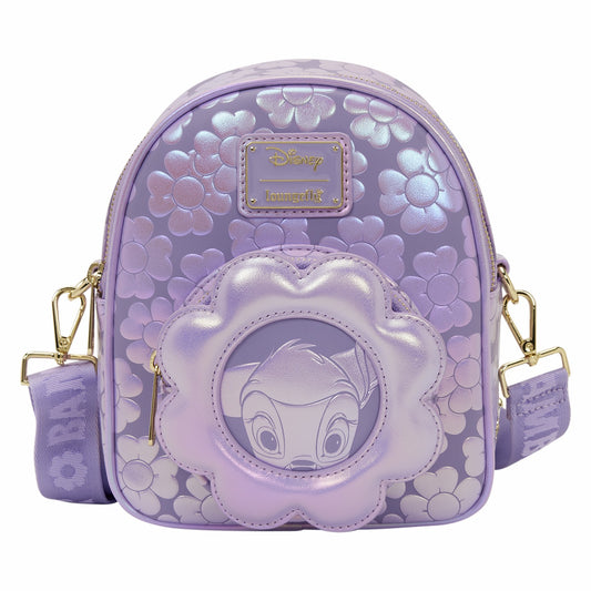 Loungefly Bambi Iridescent Convertible Mini Backpack & Crossbody Bag
