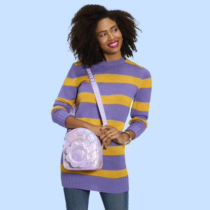 Loungefly Bambi Iridescent Convertible Mini Backpack & Crossbody Bag