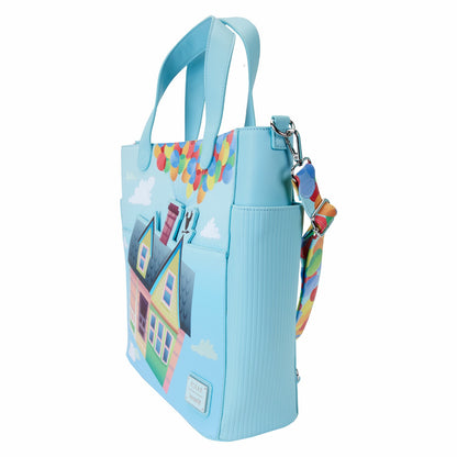 Loungefly Up Balloon House Convertible Backpack & Tote Crossbody Bag