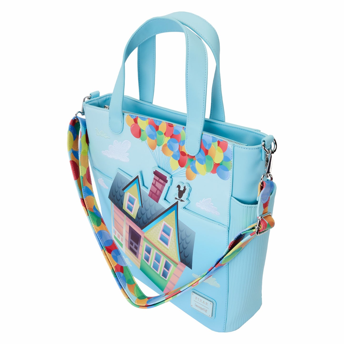 Loungefly Up Balloon House Convertible Backpack & Tote Crossbody Bag
