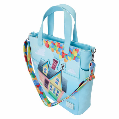 Loungefly Up Balloon House Convertible Backpack & Tote Crossbody Bag