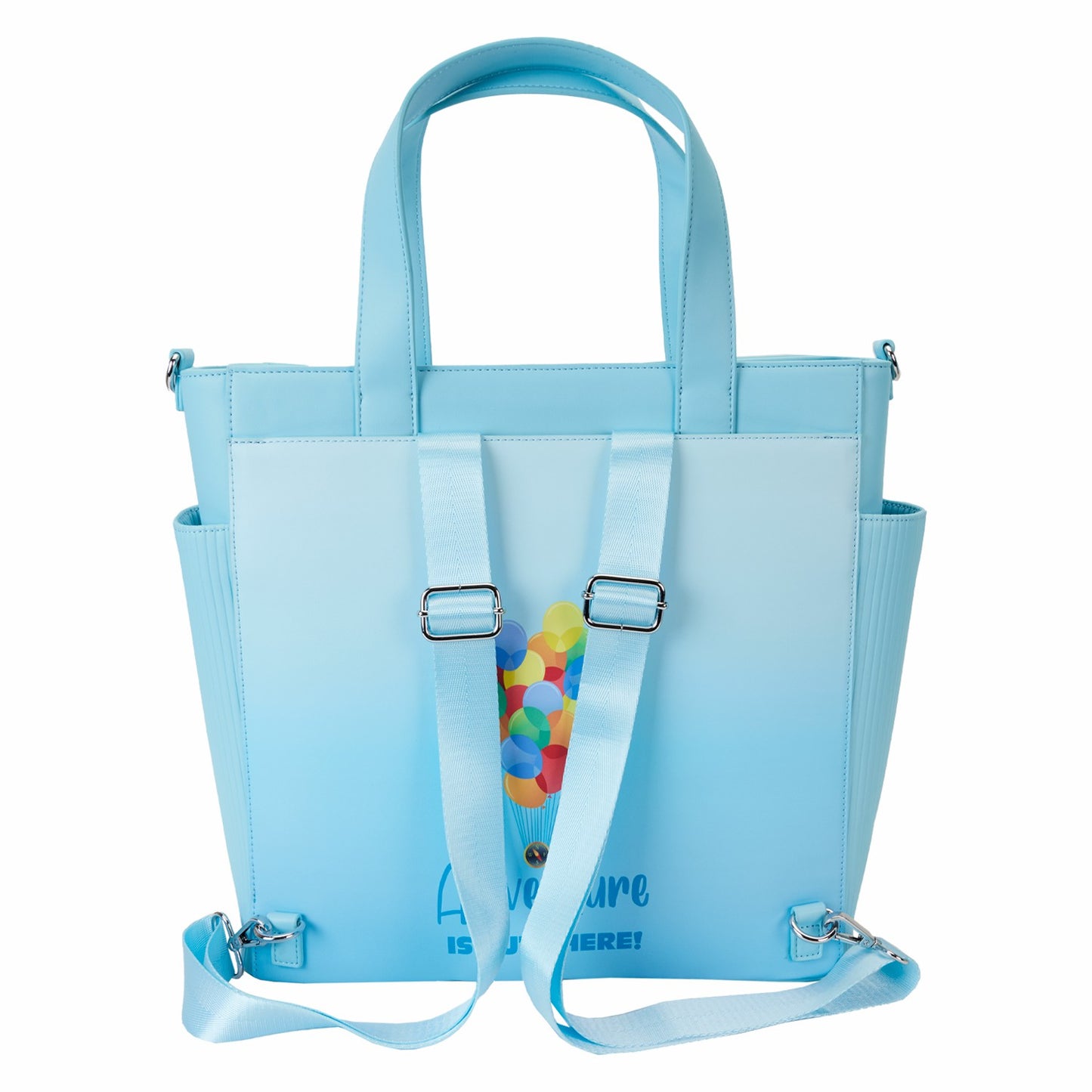 Loungefly Up Balloon House Convertible Backpack & Tote Crossbody Bag