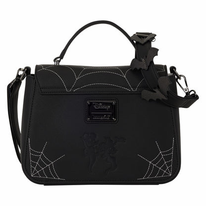 Loungefly Mickey & Minnie Spiderweb & Bats Crossbody Bag