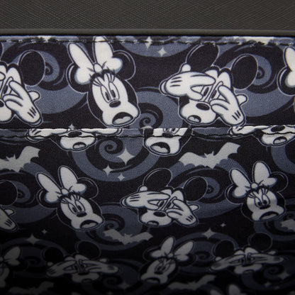 Loungefly Mickey & Minnie Spiderweb & Bats Crossbody Bag