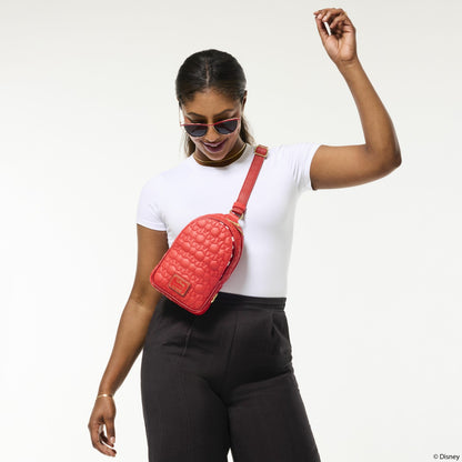 Loungefly Minnie Mouse Silhouette All-Over Print Sling Crossbody Bag