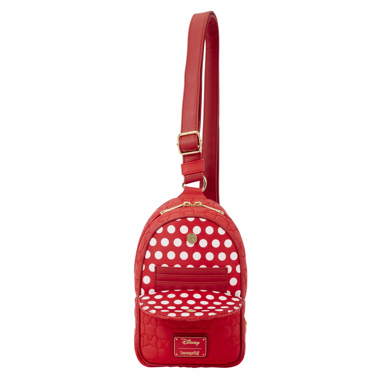 Loungefly Minnie Mouse Silhouette All-Over Print Sling Crossbody Bag