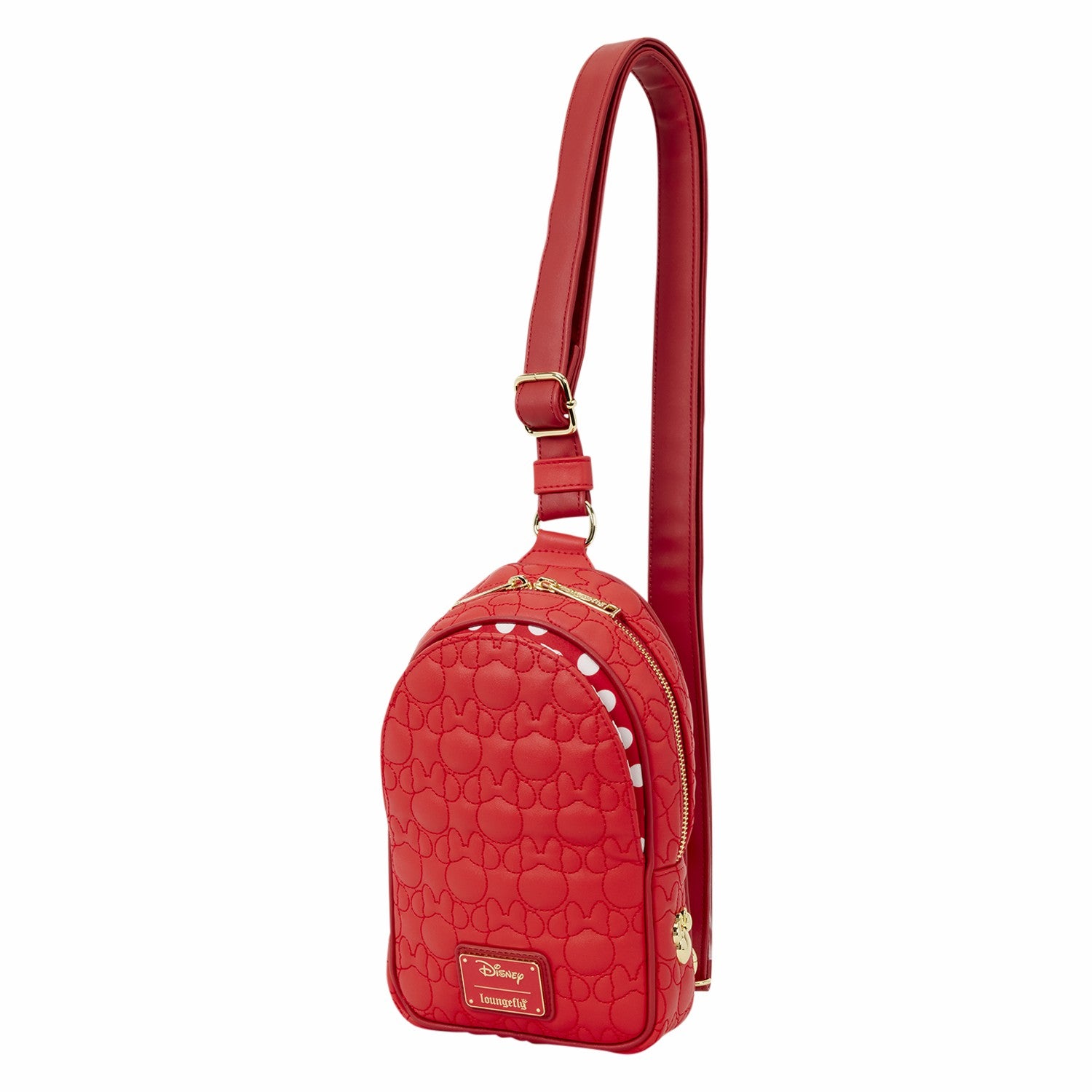 Loungefly Minnie Mouse Silhouette All-Over Print Sling Crossbody Bag