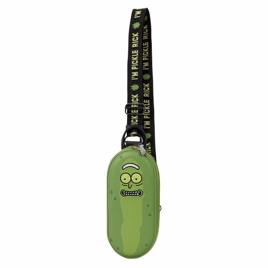 Loungefly Rick and Morty Pickle Rick Sling Crossbody Bag