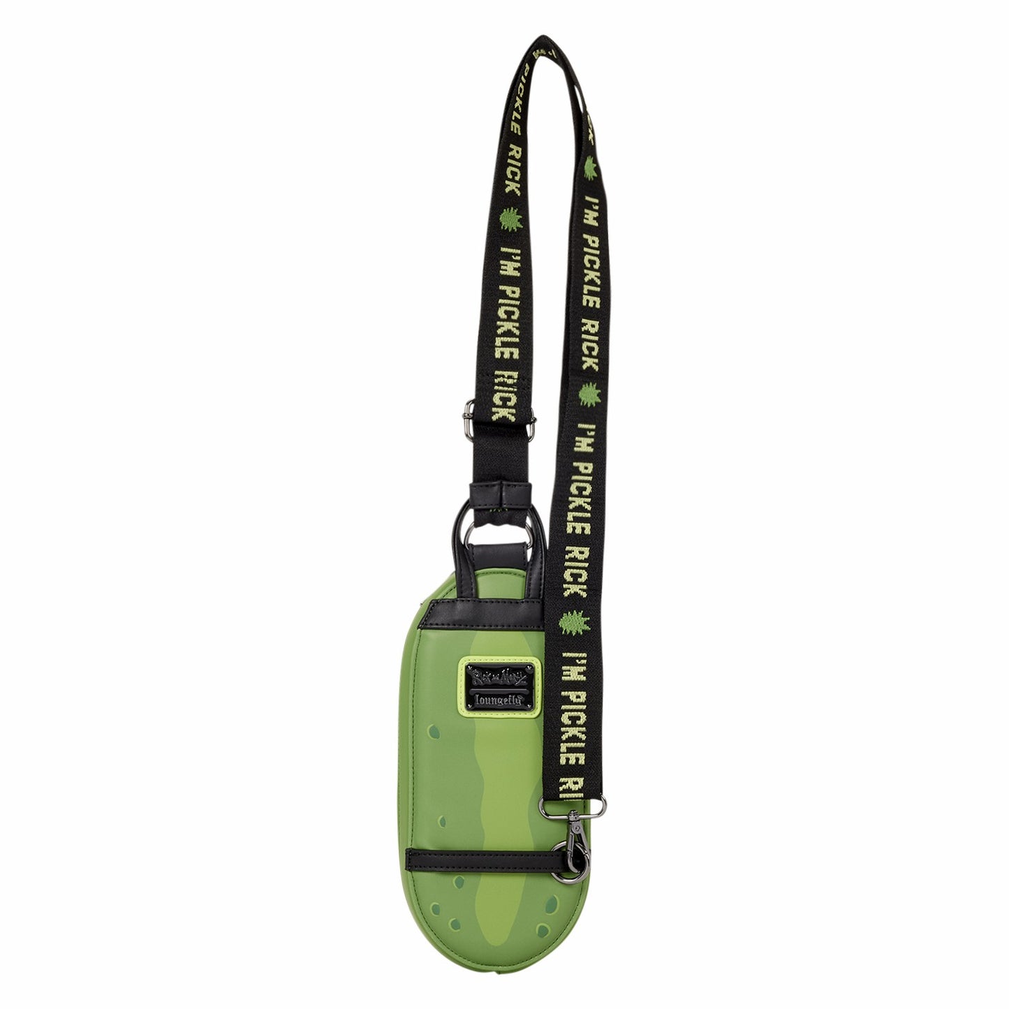 Loungefly Rick and Morty Pickle Rick Sling Crossbody Bag