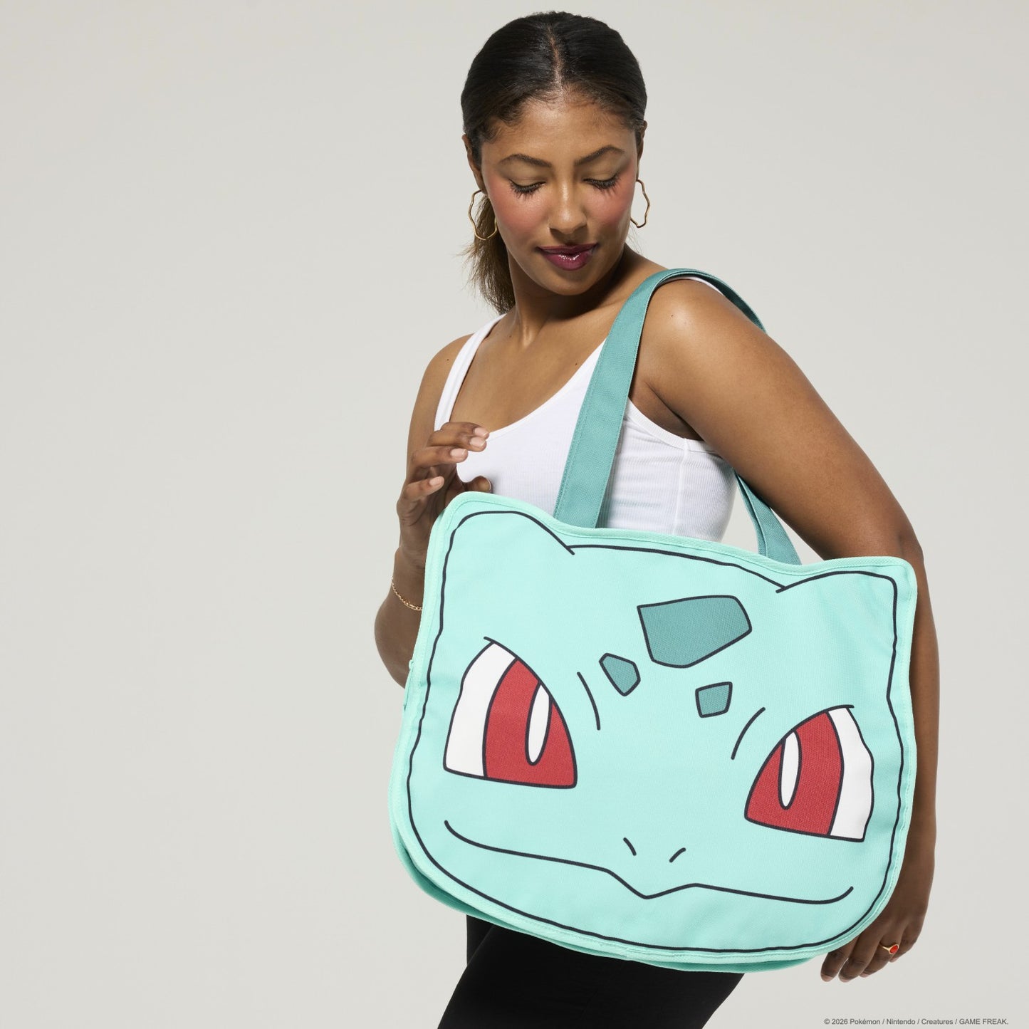 Loungefly Pokémon Bulbasaur Cosplay Oversized Canvas Tote Bag