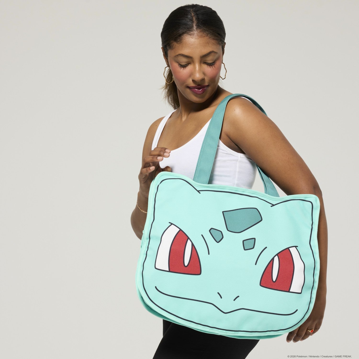Loungefly Pokémon Bulbasaur Cosplay Oversized Canvas Tote Bag