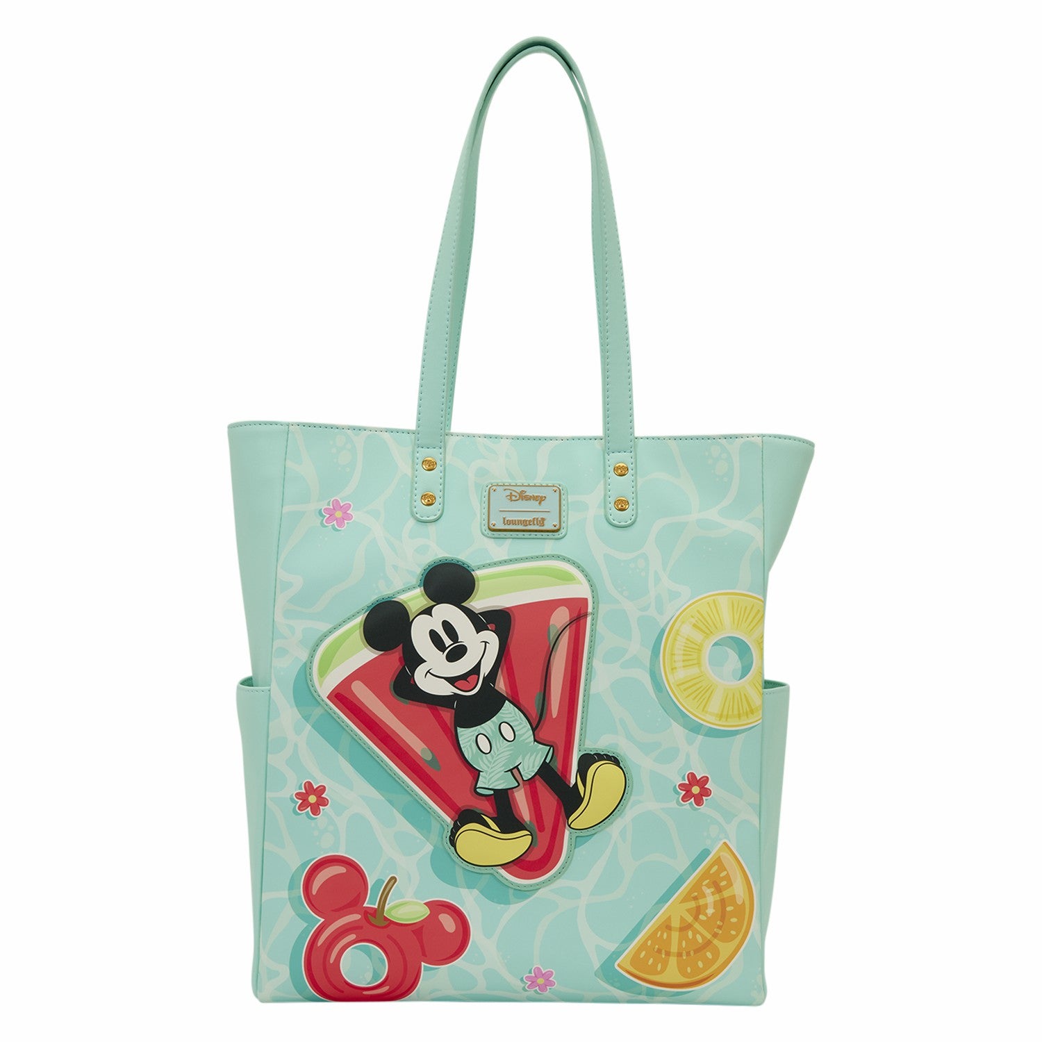 Loungefly Mickey & Minnie Beach Fun Tote Bag