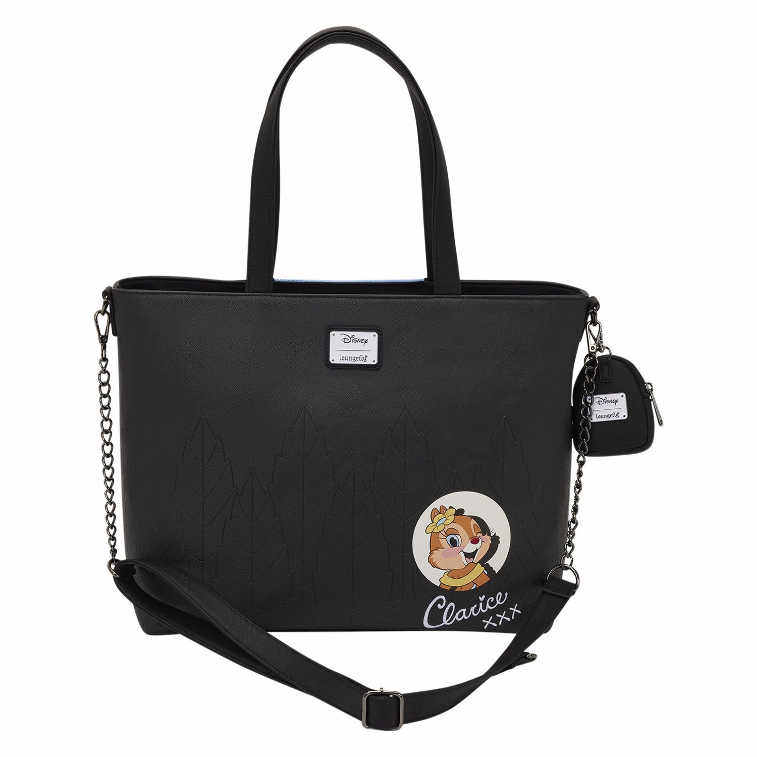 Loungefly Chip 'n' Dale Two Chips & a Miss Tote Crossbody Bag with Coin Bag