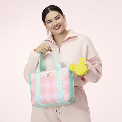 Loungefly Mickey Mouse Tennis Tote Crossbody Bag with Coin Bag