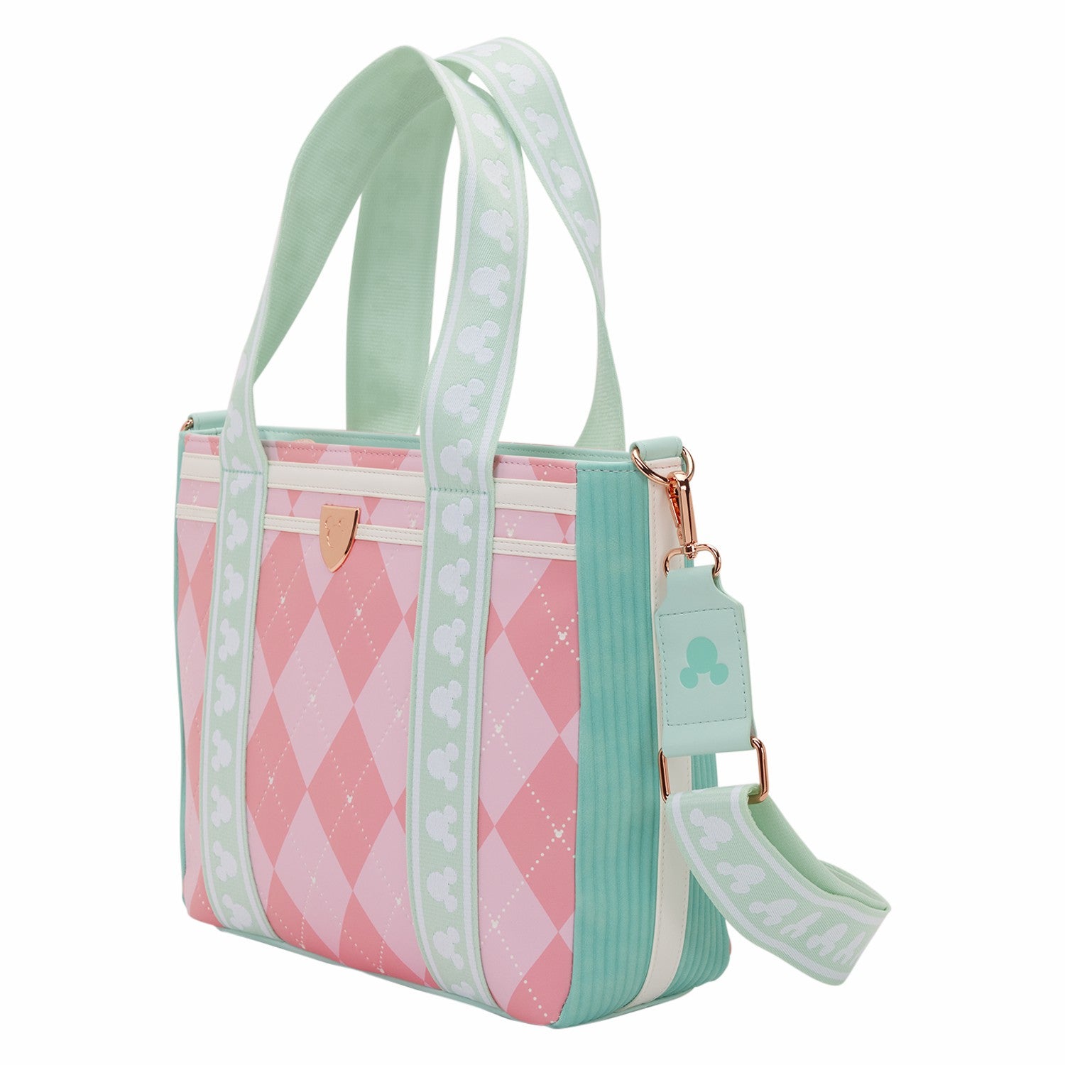 Loungefly Mickey Mouse Tennis Tote Crossbody Bag with Coin Bag