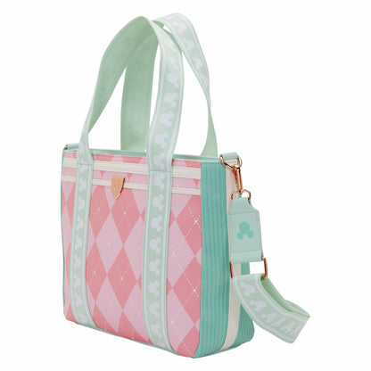 Loungefly Mickey Mouse Tennis Tote Crossbody Bag with Coin Bag