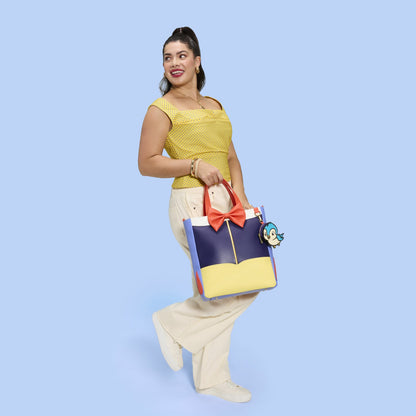 Loungefly Snow White Exclusive Cosplay Tote Crossbody Bag with Coin Bag