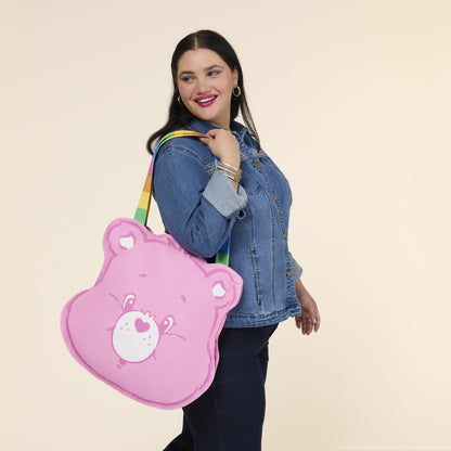 Loungefly Care Bears Cheer Bear Cosplay Oversized Canvas Tote Bag