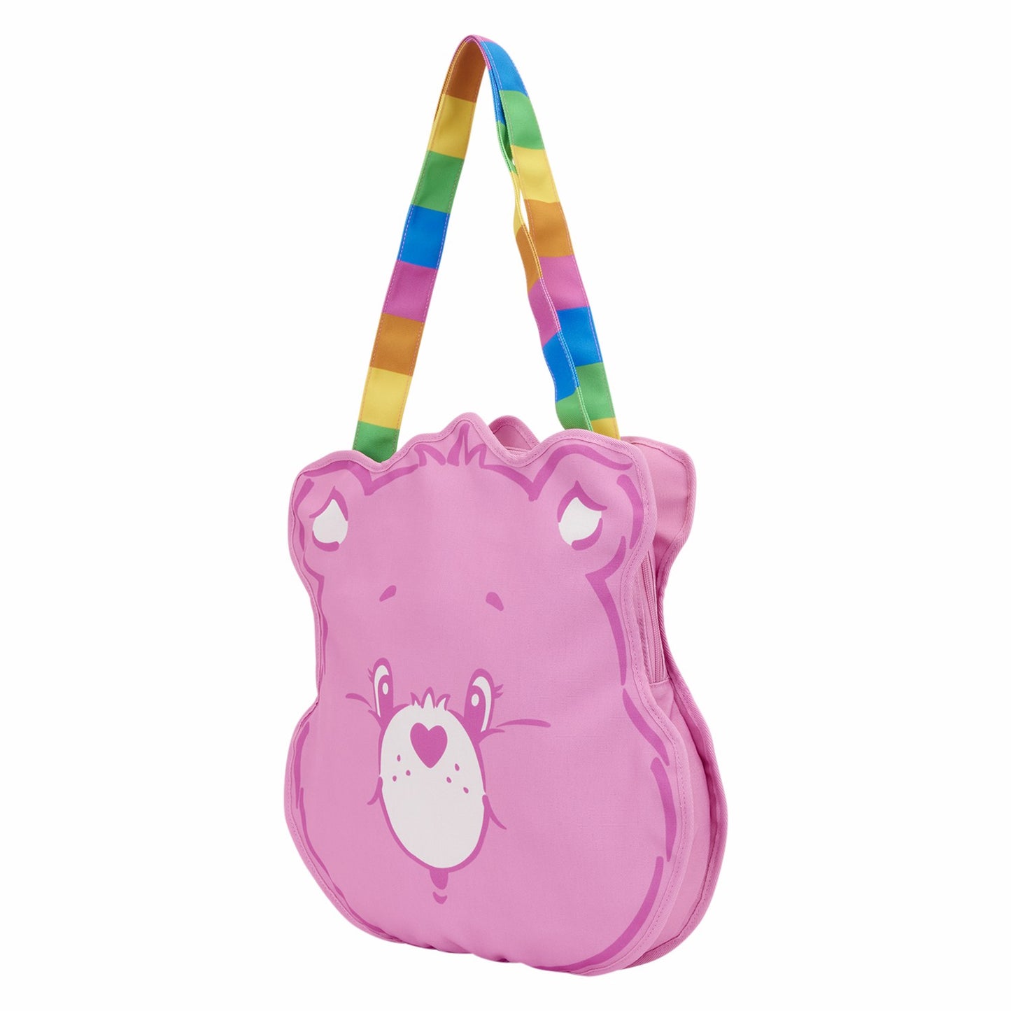 Loungefly Care Bears Cheer Bear Cosplay Oversized Canvas Tote Bag
