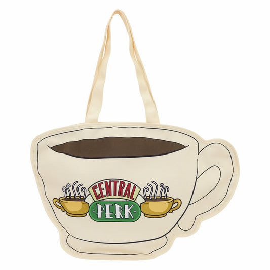 Loungefly Friends Central Perk Coffee Cup Oversized Canvas Tote Bag