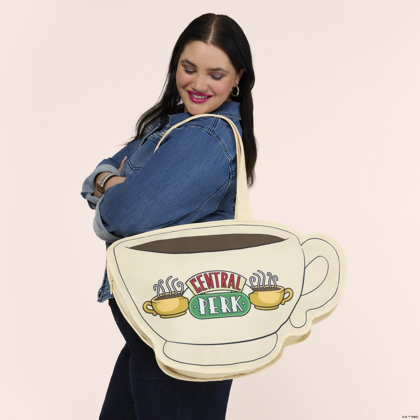 Loungefly Friends Central Perk Coffee Cup Oversized Canvas Tote Bag