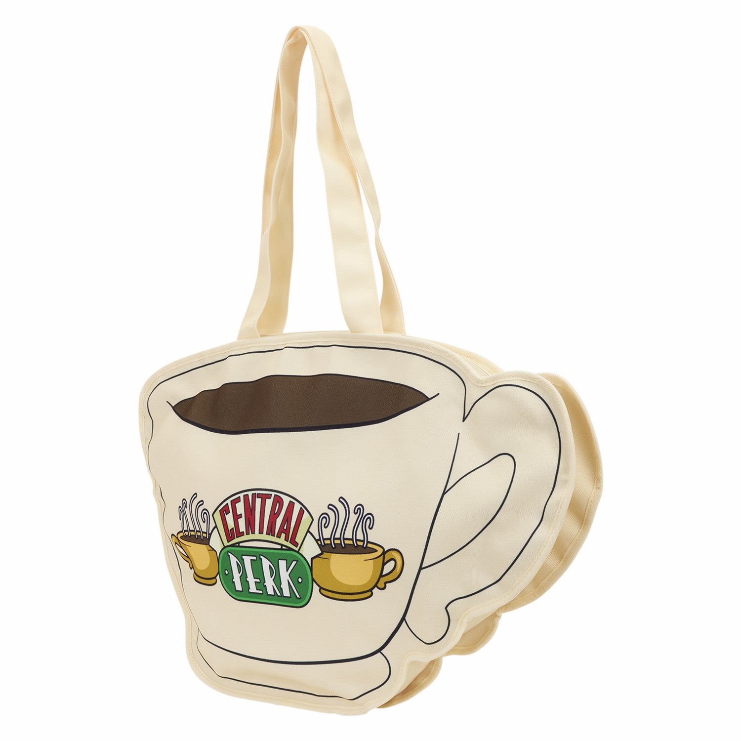 Loungefly Friends Central Perk Coffee Cup Oversized Canvas Tote Bag
