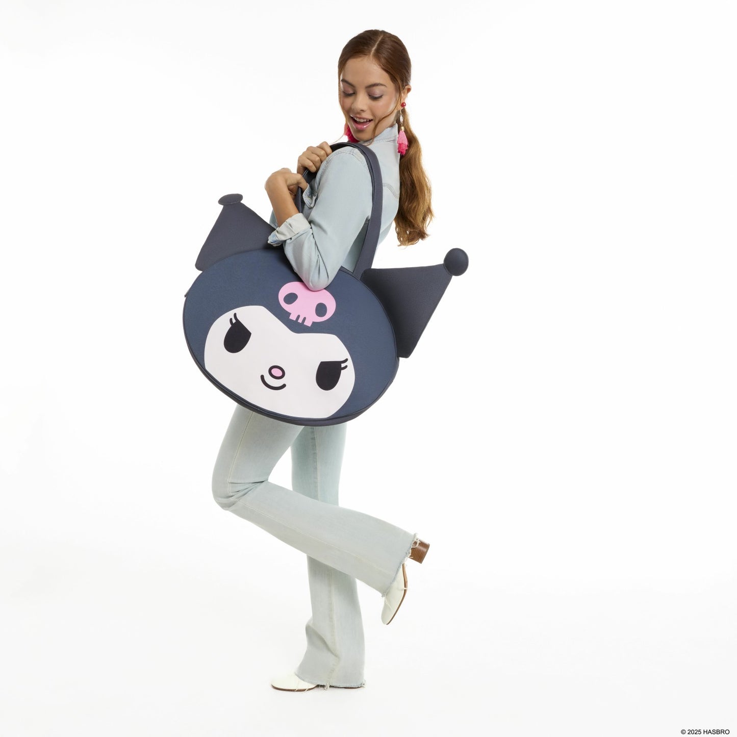 Loungefly Sanrio Kuromi Cosplay Oversized Canvas Tote Bag