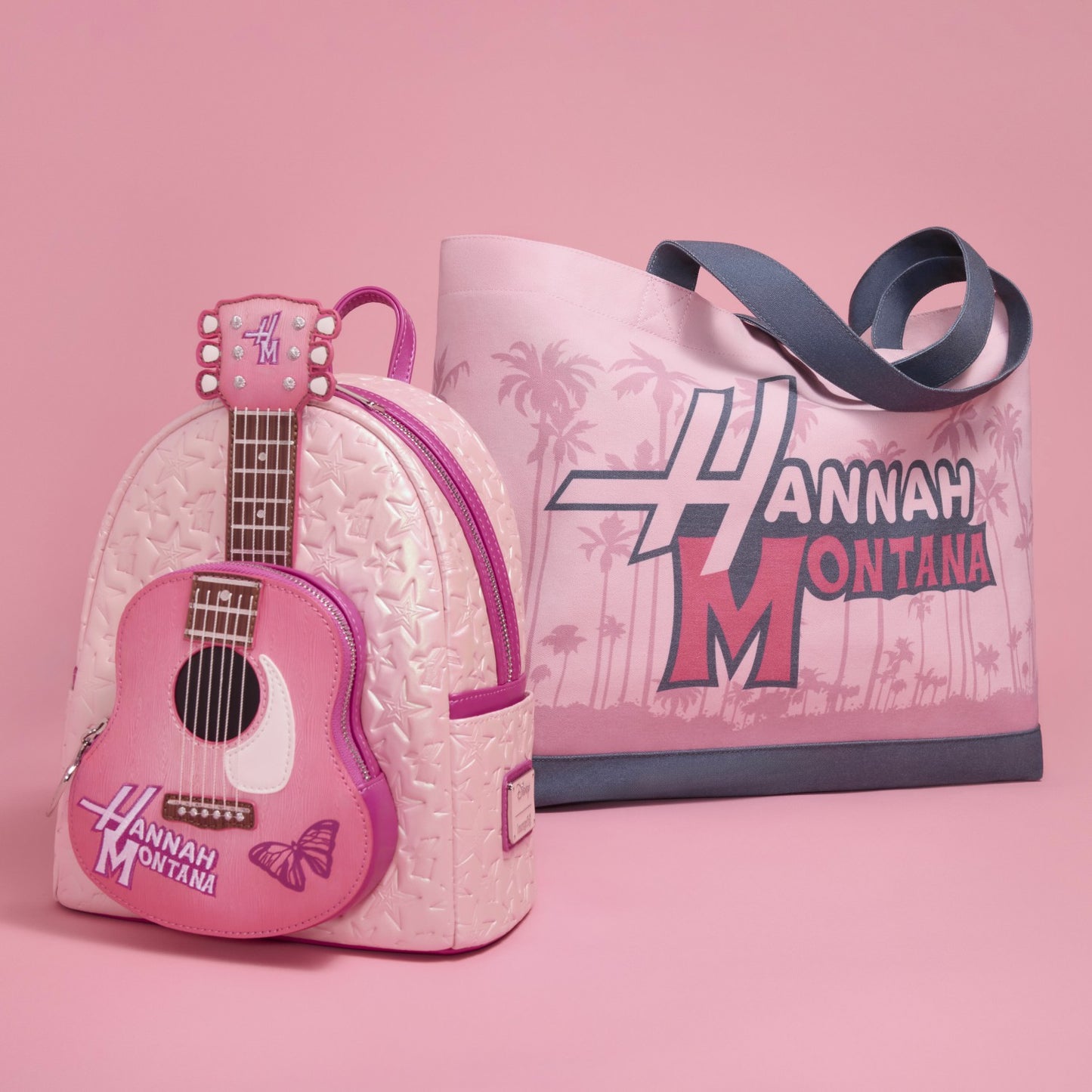 Loungefly Hannah Montana Guitar Oversized Canvas Tote Bag