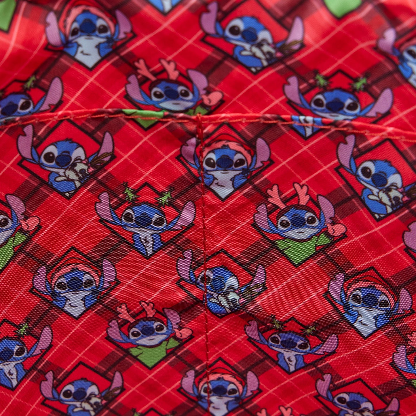 Loungefly Lilo & Stitch Holiday Tote Pin Trader Crossbody Bag