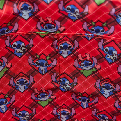 Loungefly Lilo & Stitch Holiday Tote Pin Trader Crossbody Bag