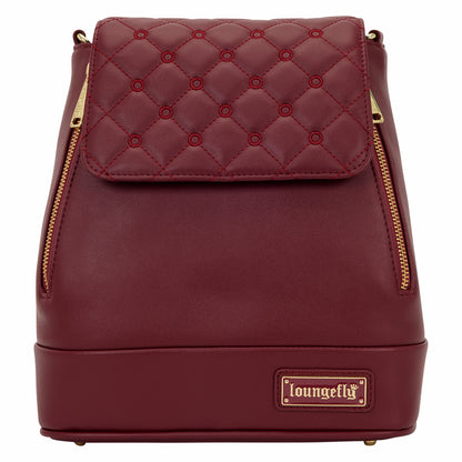 Loungefly Loungefly The Lilly Red Convertible Mini Backpack & Crossbody Pin Trader Bag