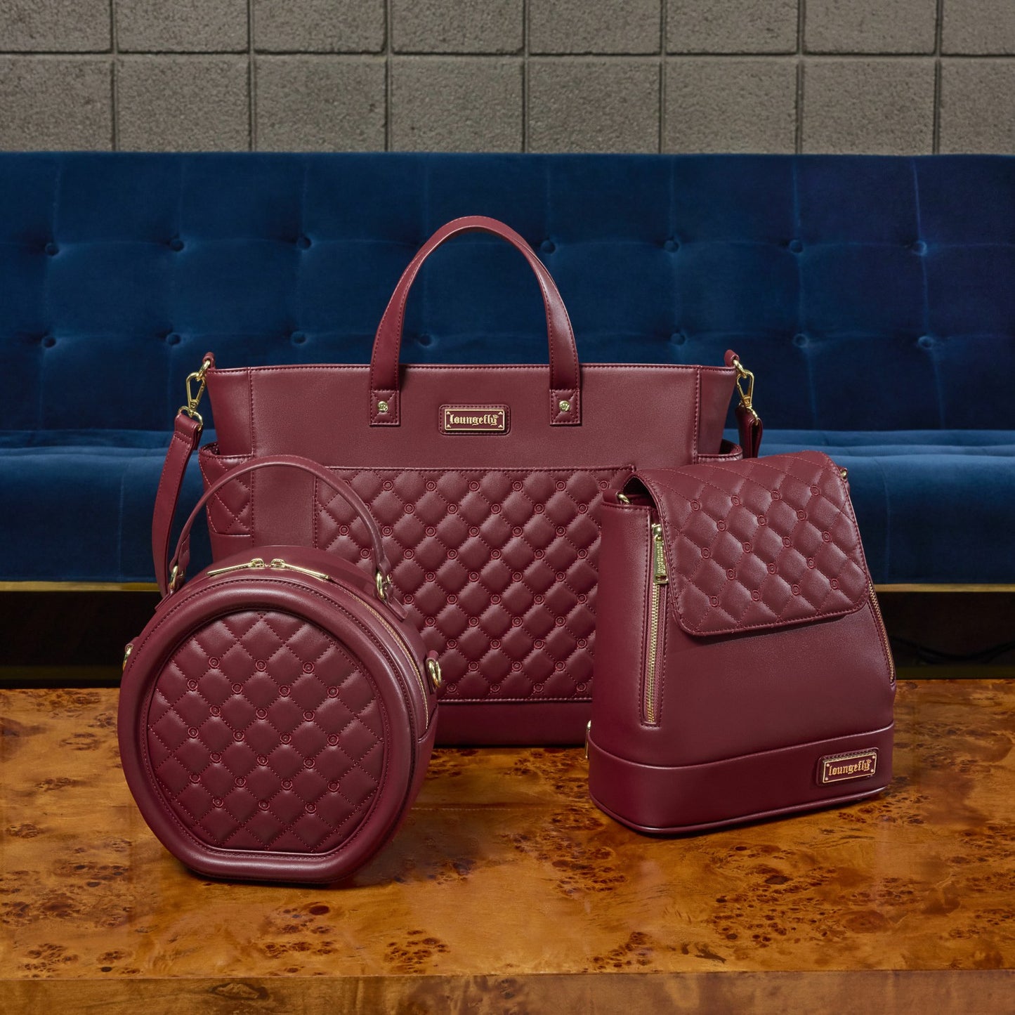Loungefly Loungefly The Lilly Red Convertible Mini Backpack & Crossbody Pin Trader Bag