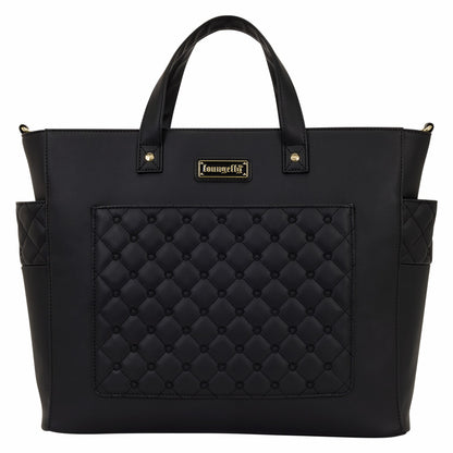 Loungefly Loungefly The Mo Black Convertible Backpack & Tote Crossbody Pin Trader Bag