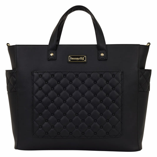 Loungefly Loungefly The Mo Black Convertible Backpack & Tote Crossbody Pin Trader Bag
