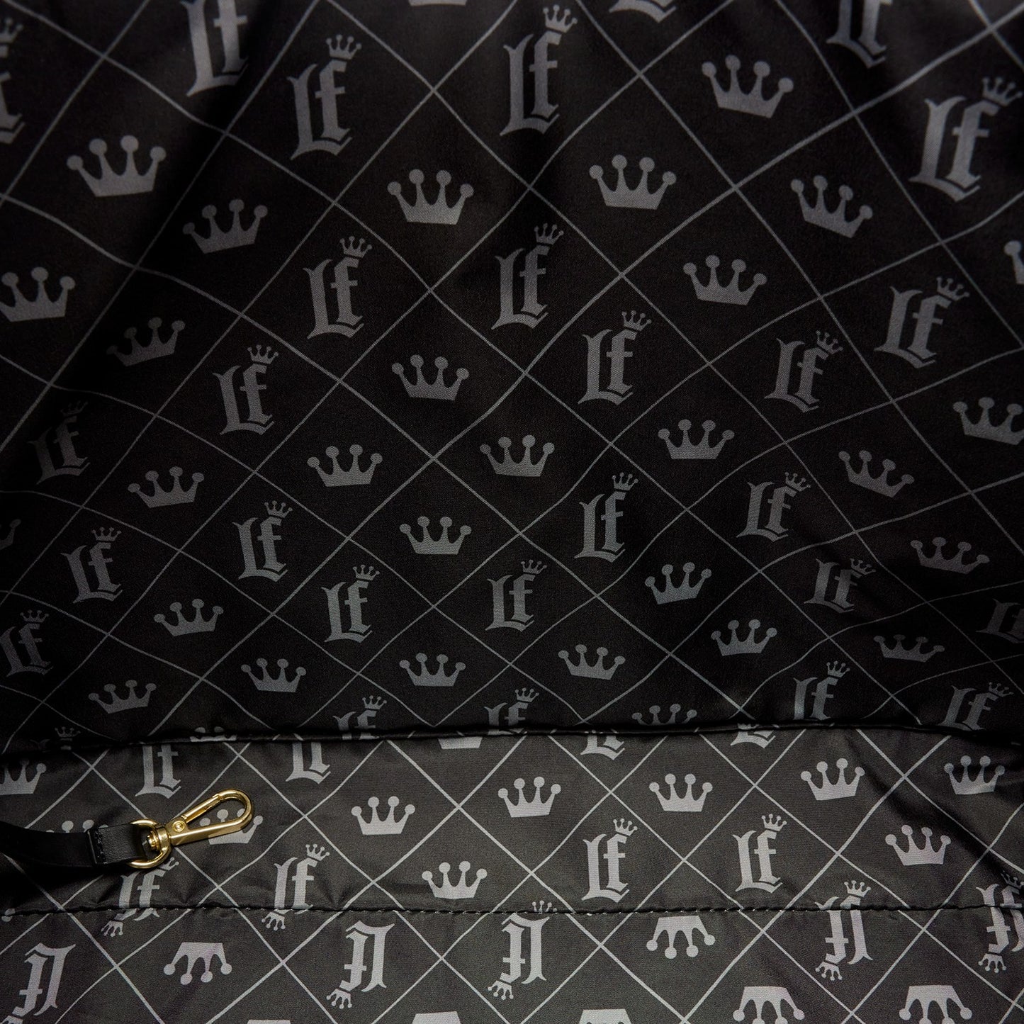 Loungefly Loungefly The Mo Black Convertible Backpack & Tote Crossbody Pin Trader Bag