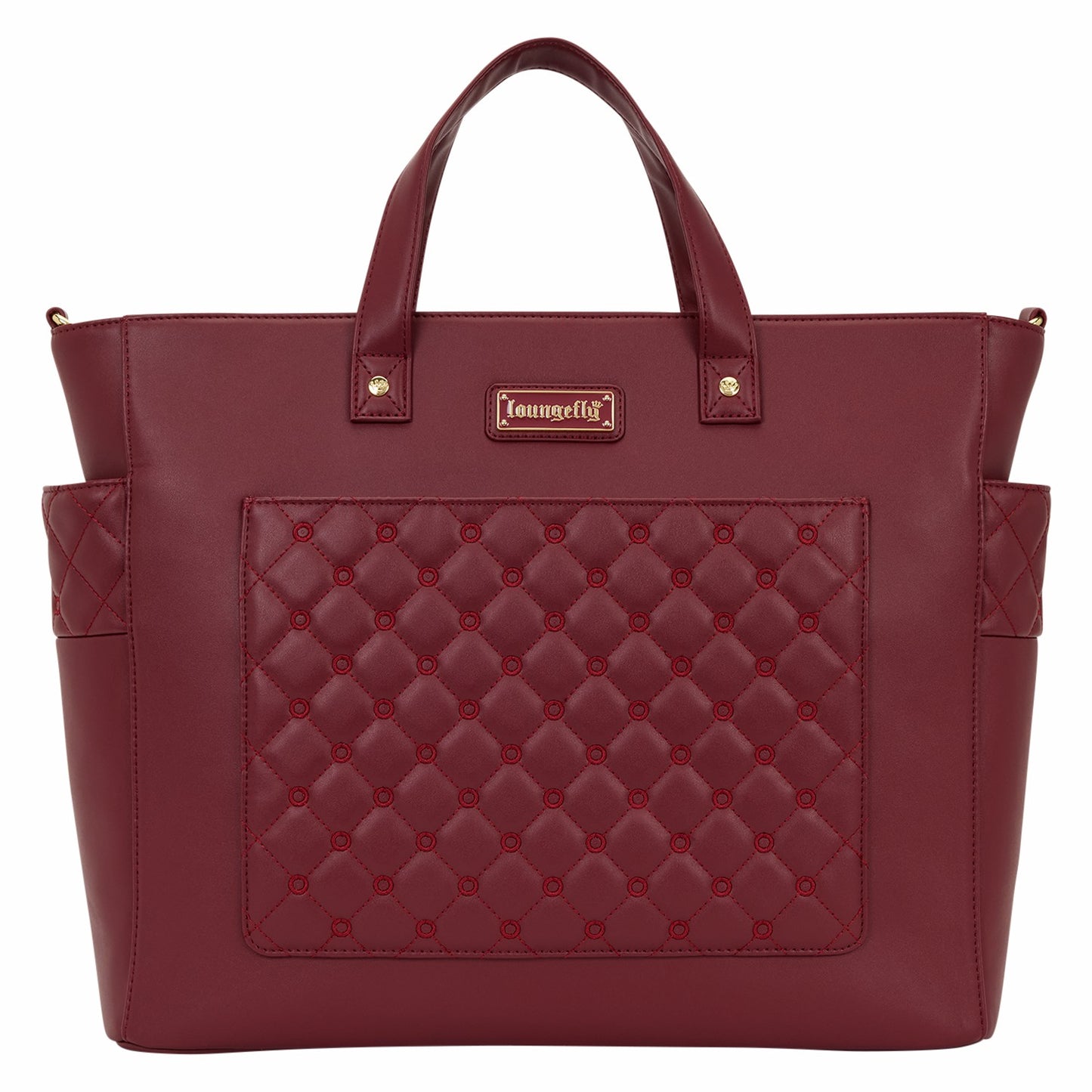 Loungefly Loungefly The Mo Red Convertible Backpack & Tote Crossbody Pin Trader Bag