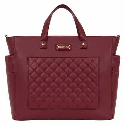 Loungefly Loungefly The Mo Red Convertible Backpack & Tote Crossbody Pin Trader Bag