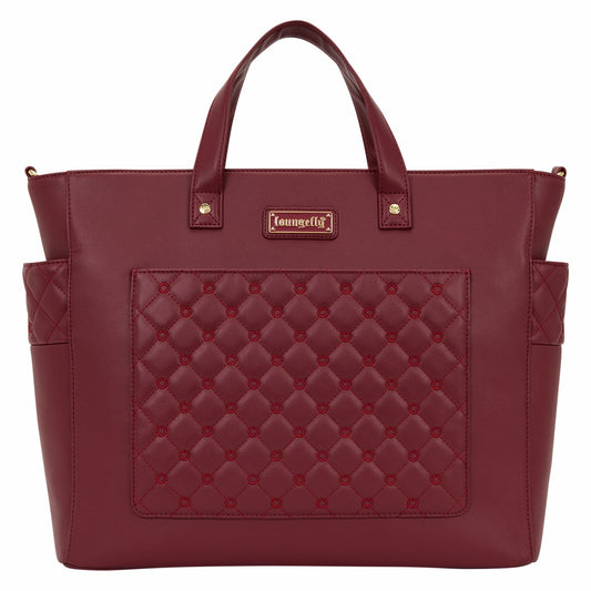 Loungefly Loungefly The Mo Red Convertible Backpack & Tote Crossbody Pin Trader Bag