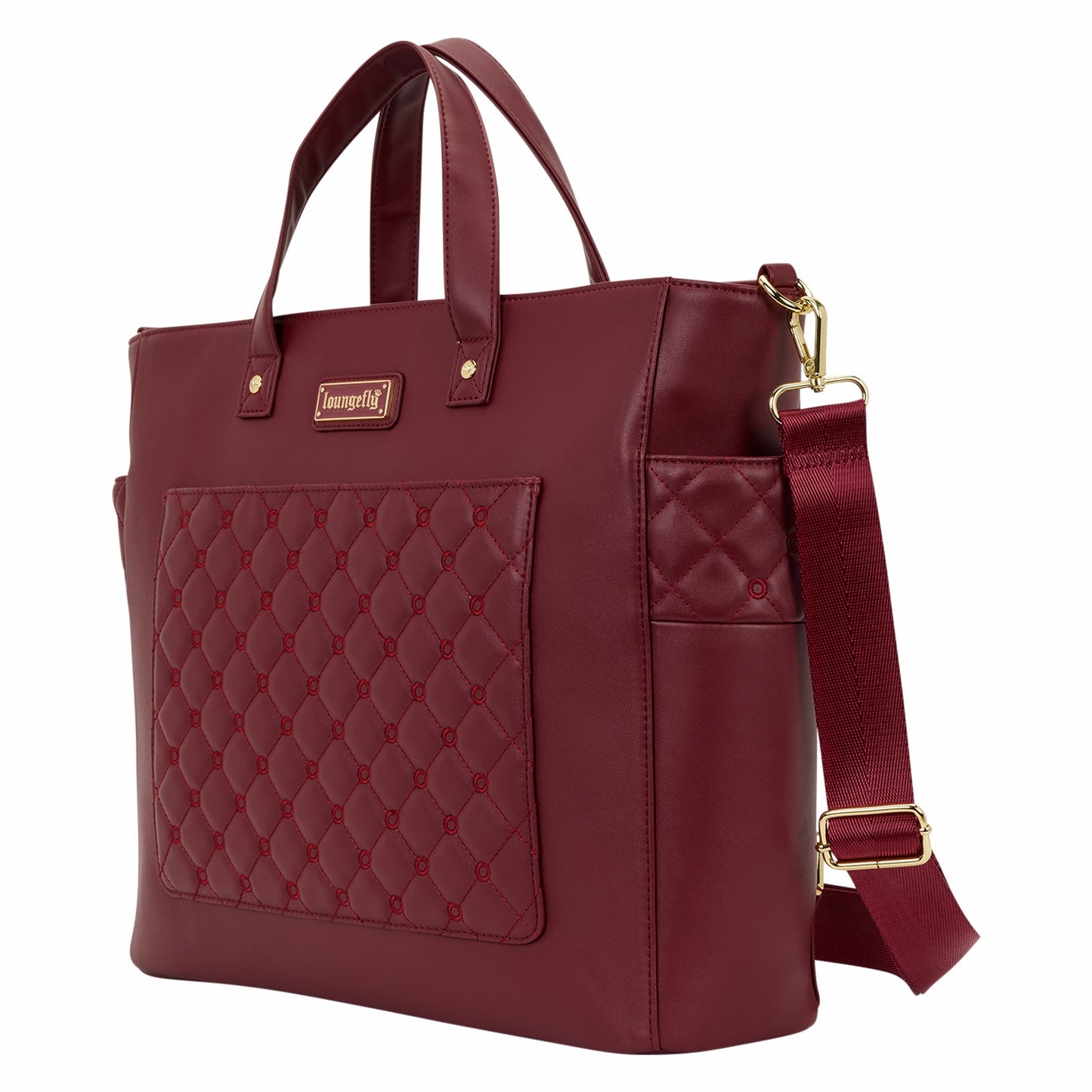 Loungefly Loungefly The Mo Red Convertible Backpack & Tote Crossbody Pin Trader Bag