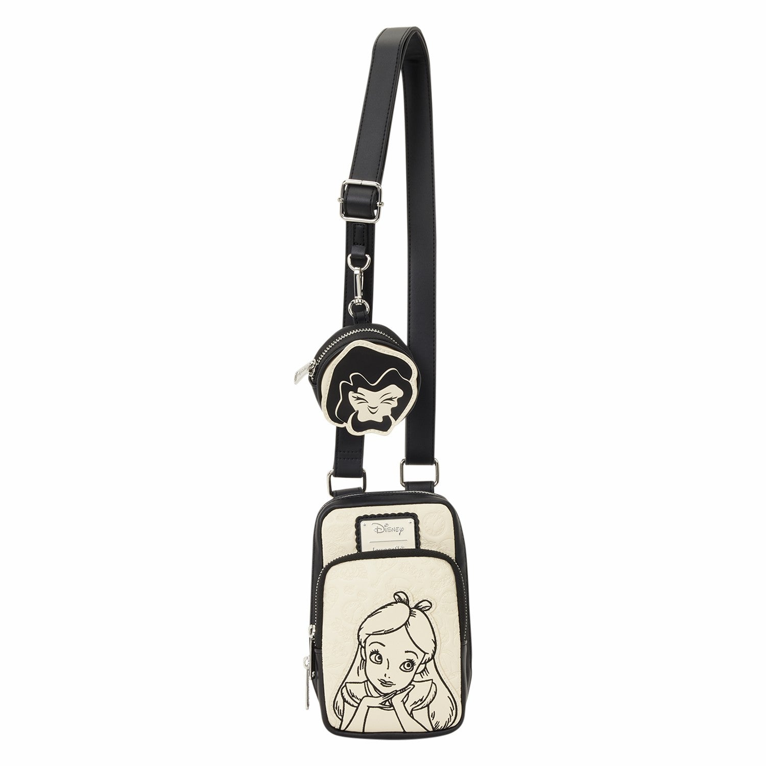 Loungefly Alice in Wonderland Cell Phone Sling Crossbody Bag with Coin Bag