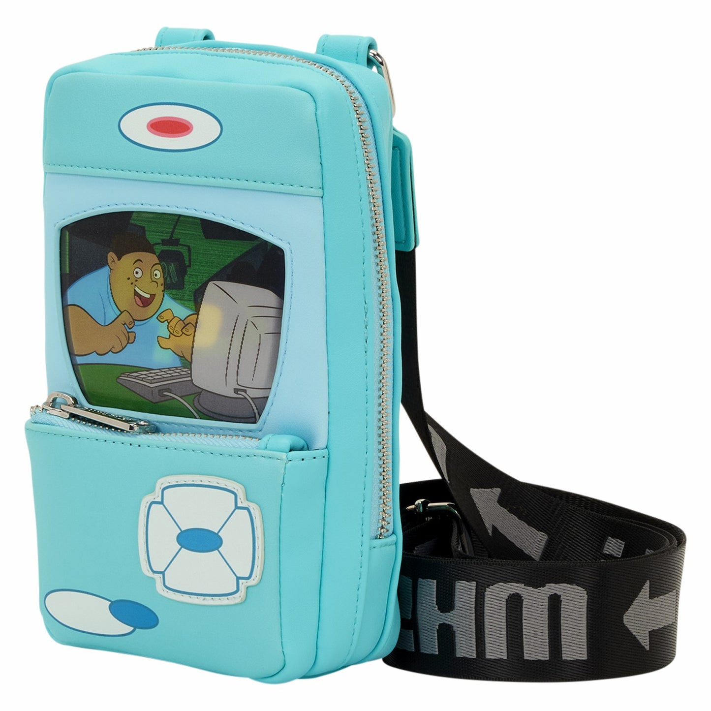 Loungefly Kim Possible Kimmunicator Lenticular Sling Crossbody Bag