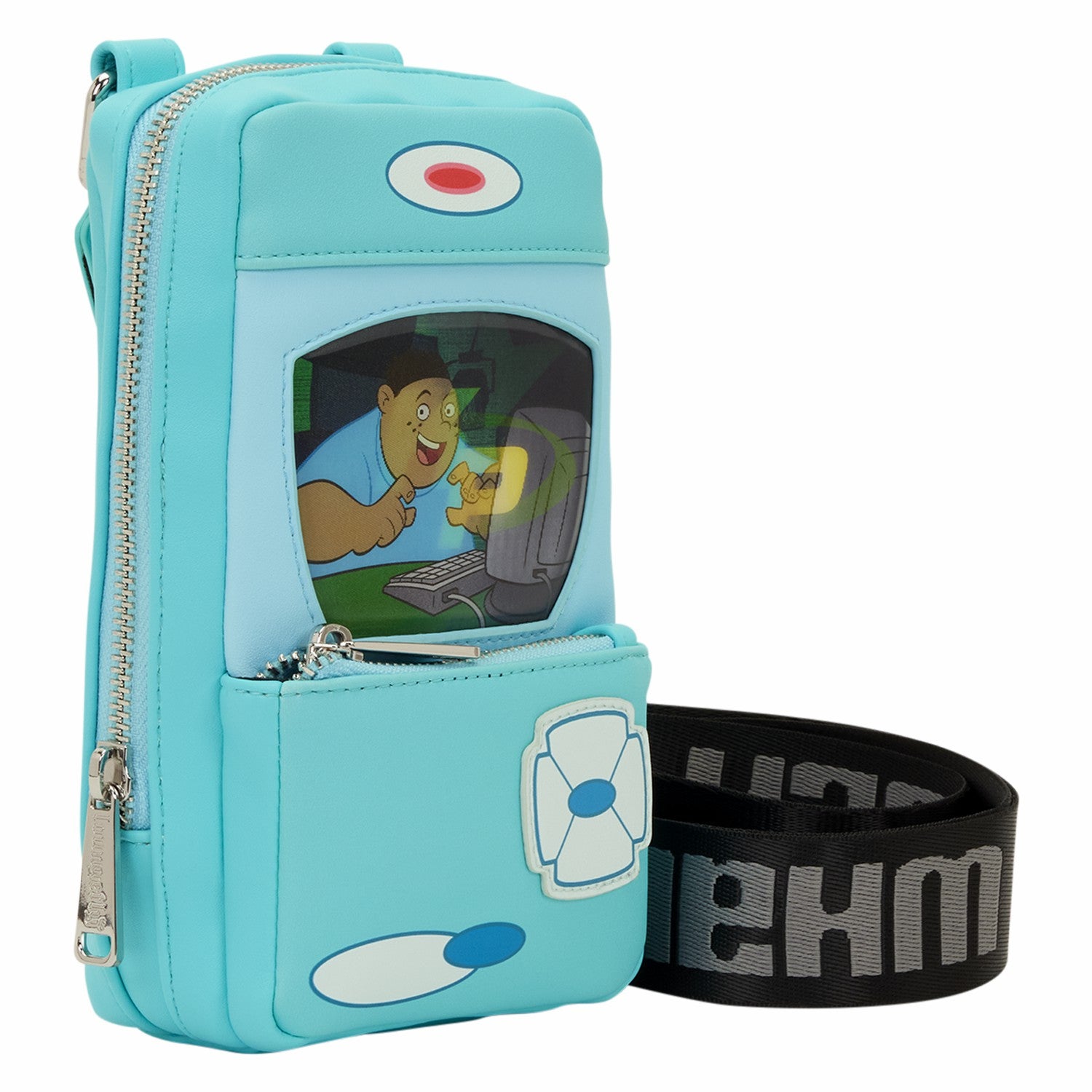 Loungefly Kim Possible Kimmunicator Lenticular Sling Crossbody Bag