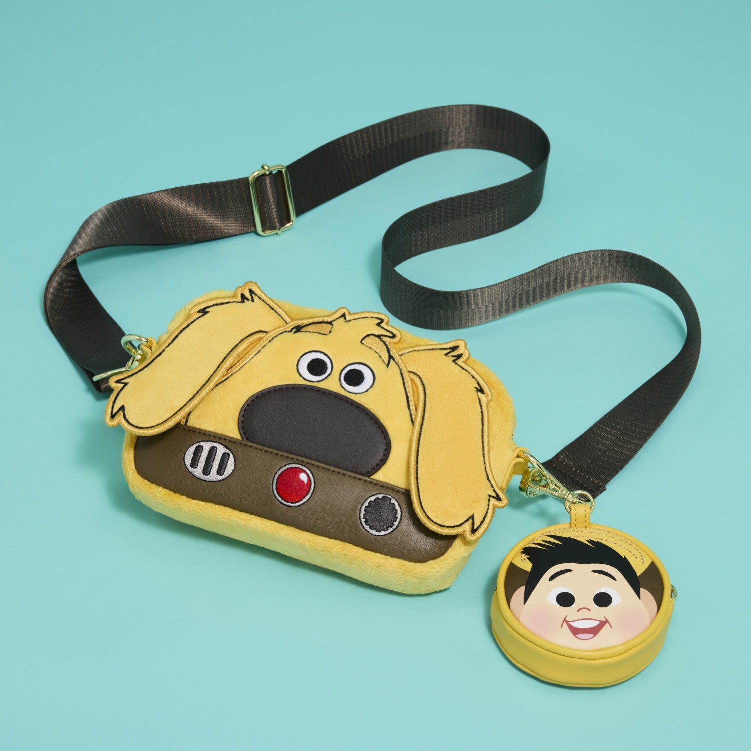Loungefly Up Dug Sling Crossbody Bag with Coin Bag