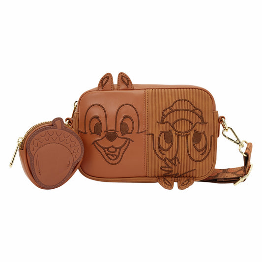 Loungefly Chip 'n' Dale Sling Crossbody Bag with Coin Bag