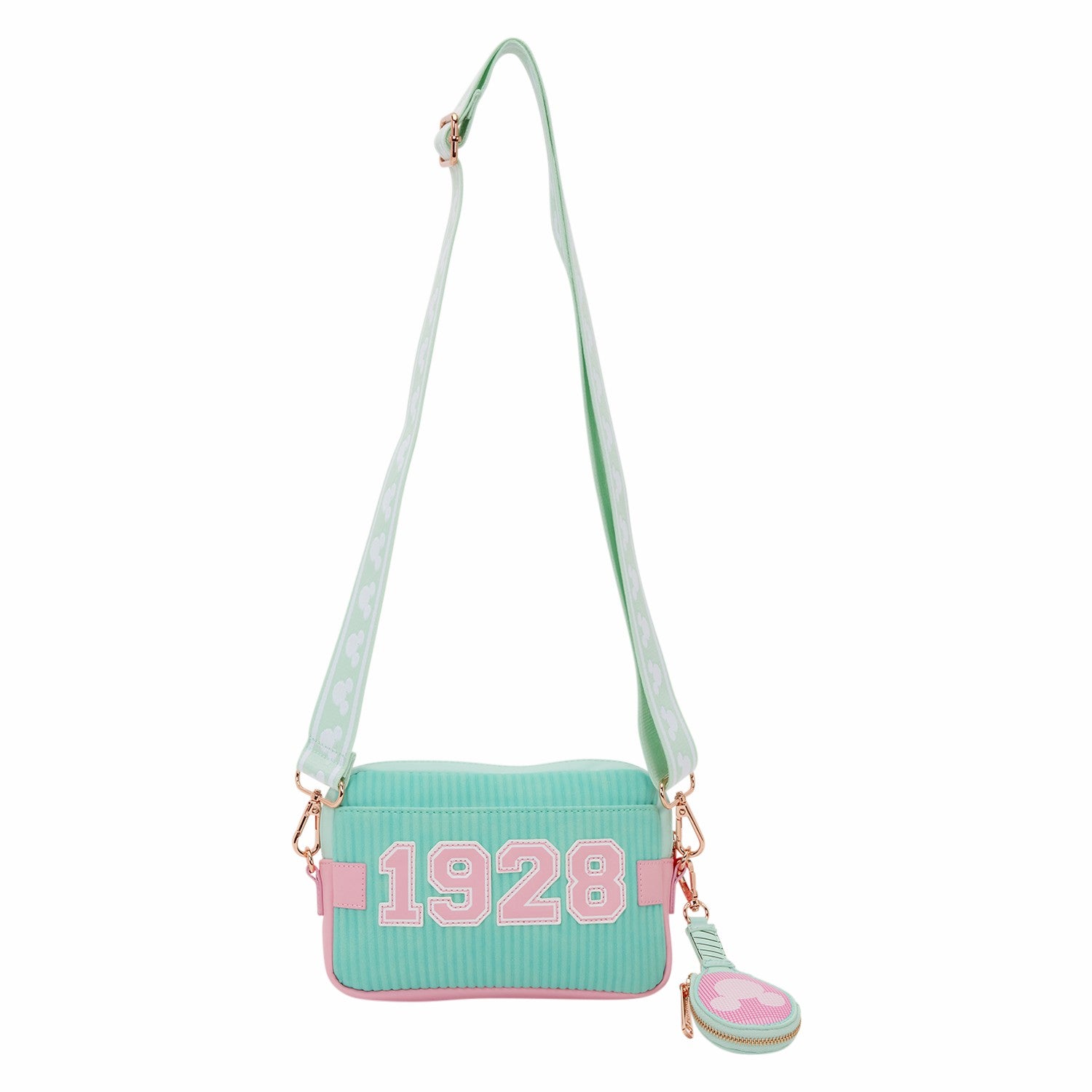 Loungefly Mickey Mouse Tennis Sling Crossbody Bag with Coin Bag