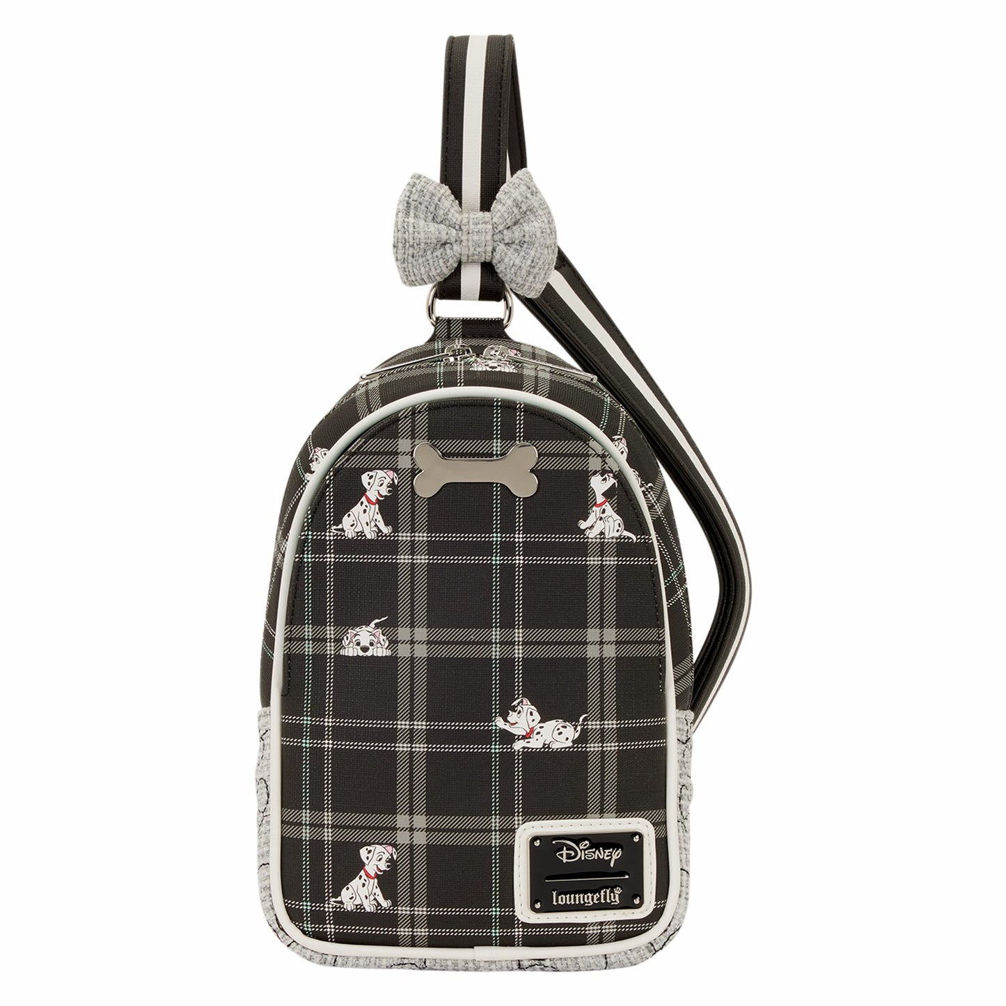 Loungefly 101 Dalmatians Exclusive Plaid Sling Crossbody Bag