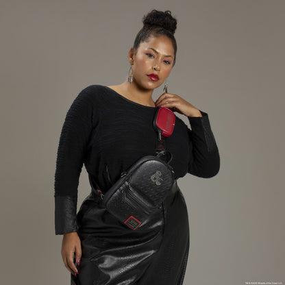 Loungefly Dungeons & Dragons Sling Crossbody Bag with Accessory Pouch